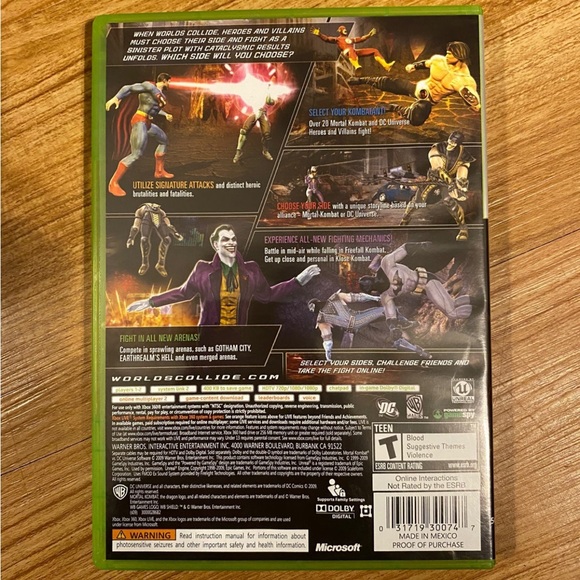 Mortal Kombat vs DC Universe for Xbox 360 - Picture 2 of 3